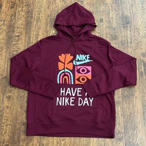 Nike Multi Sport HAVE A NIKE DAY Hoodie Size S